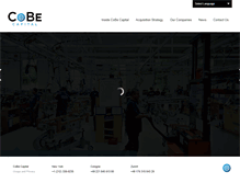 Tablet Screenshot of cobecapital.com